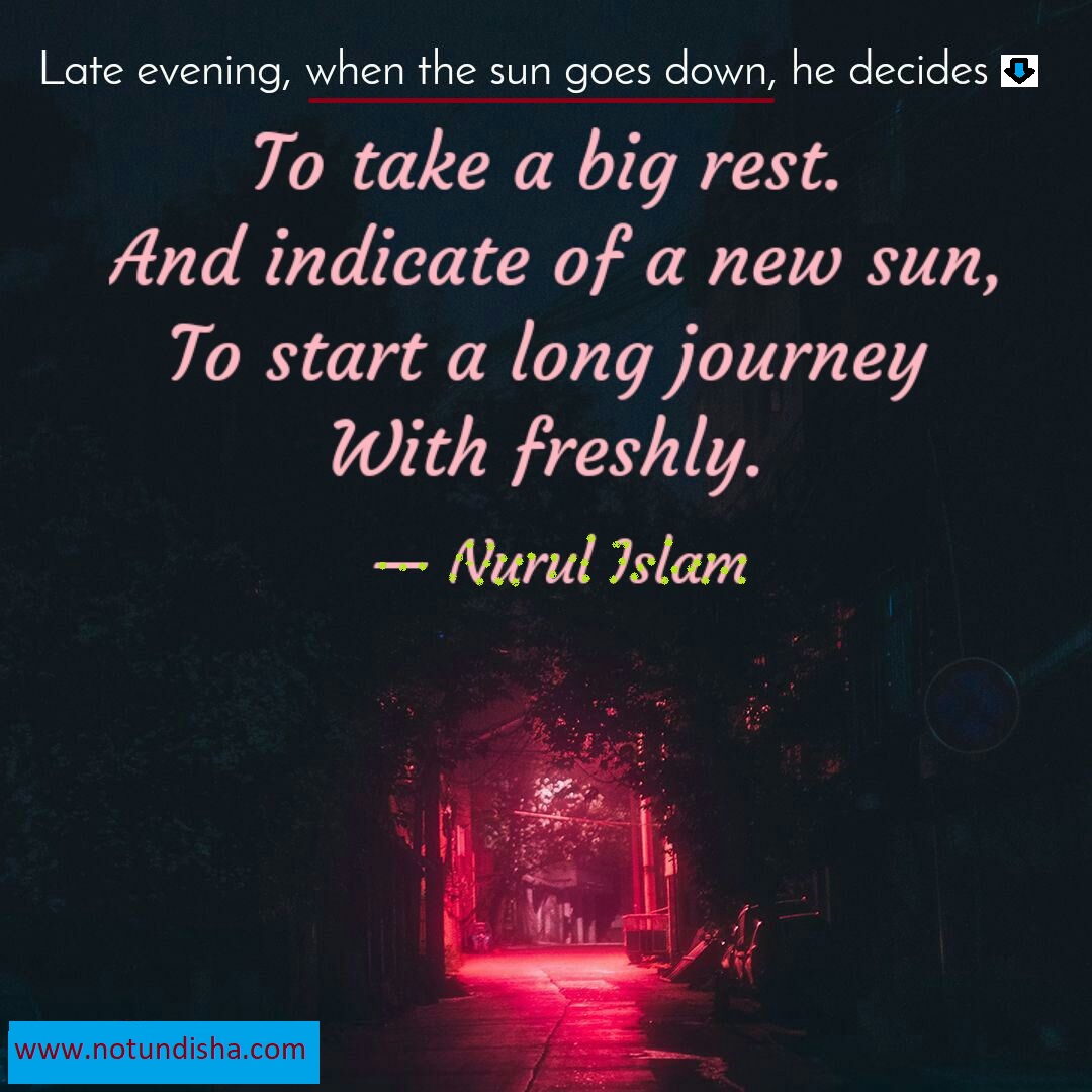 when the sun goes down-notun disha