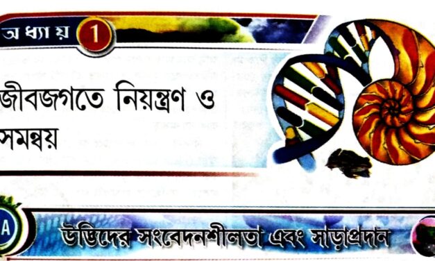 জীবজগতে নিয়ন্ত্রণ ও সমন্বয় (প্রশ্ন ও উত্তর পর্ব – ০১)